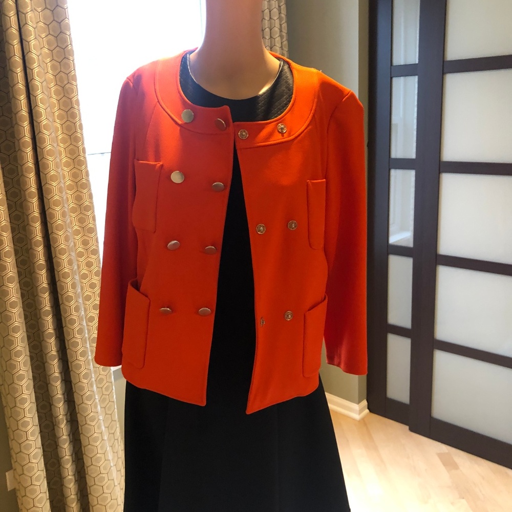 Max & Co Gorgeous European Orange Blazer